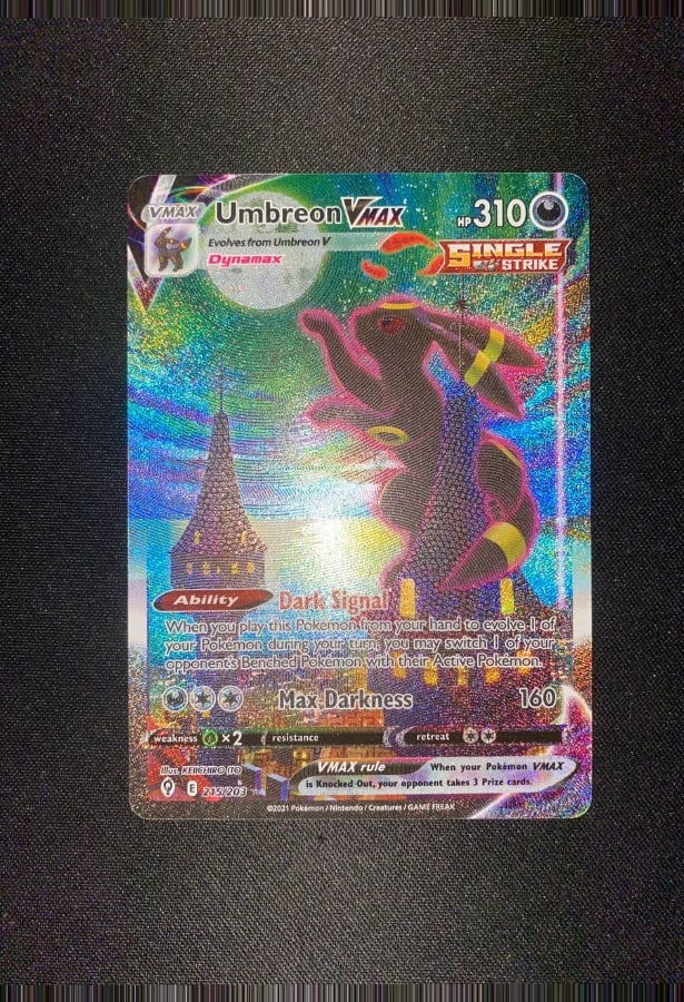 Umbreon VMAX alternate art 215/203, Evolving Skies