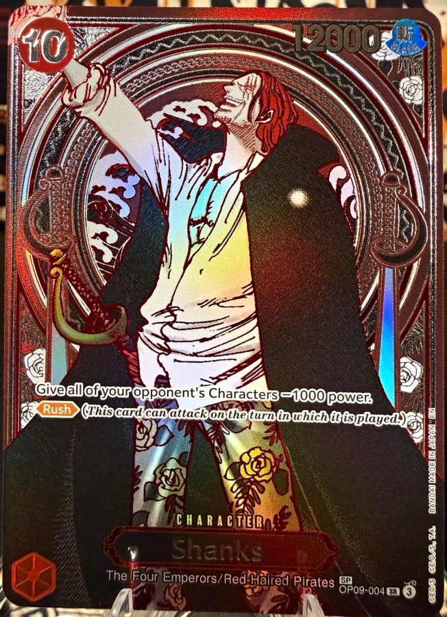 Shanks OP09-004 SP parallel, Emperors in the New World, ZeroPop community scan