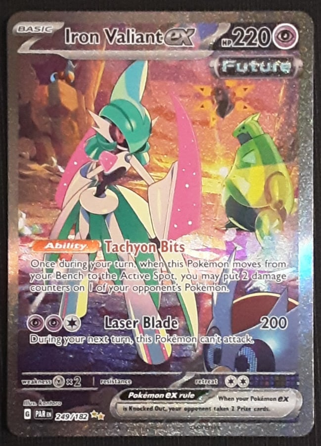 Iron Valiant ex 249/182, Paradox Rift, ZeroPop community scan